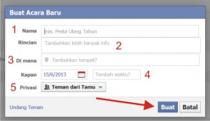 Cara Membuat Acara di Facebook 3