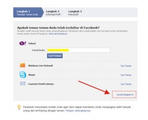 Cara Mendaftar Facebook 2