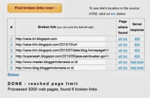 Cara Cek Broken Link Blog Anda 3