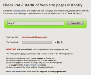 Cara Cek Pagerank Blog 3