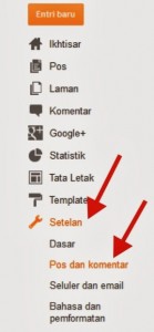 Cara Membuat Pesan Komentar Blog 1