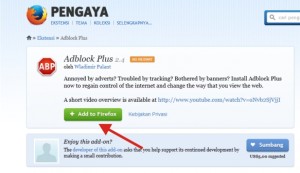 Cara Pasang AdBlock Plus di Mozilla Firefox 1