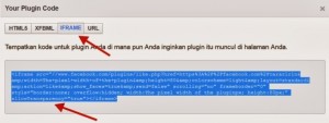 Cara Pasang Tombol Like Facebook di Blog 3