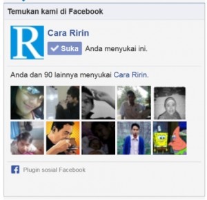 Cara Pasang Widget Facebook di Blog 3
