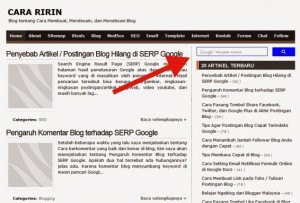 Cara Pasang Widget Google Custom Search di Blog 7_