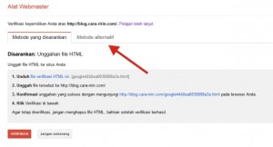 Cara Mendaftarkan Blog di Google Webmaster Tools 4