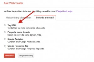 Cara Mendaftarkan Blog di Google Webmaster Tools 5