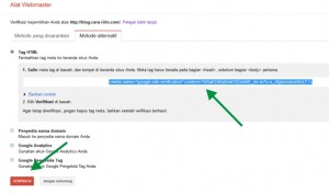 Cara Mendaftarkan Blog di Google Webmaster Tools 6