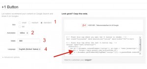 Cara Pasang Tombol Plus One Google+ di Postingan Blog 1