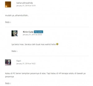 Menjawab Komentar atau Membalas Komentar, Penting Mana