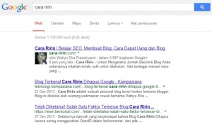 Penyebab Artikel Postingan Blog Hilang dari SERP Google