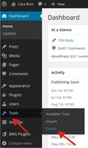 Panduan Membackup data postingan wordpress selfhosted