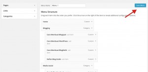 Cara Modifikasi Menu Navigasi Blog WordPress Gratis