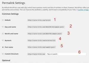 Cara Mengatur Struktur Url Posting WordPress yang SEO Friendly