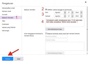 Cara Setting Jawaban Email secara Otomatis di Yahoo Indonesia