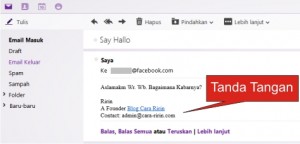 Manfaat Signature / Tanda Tangan Email sebagai Upaya Promosi Online di Internet