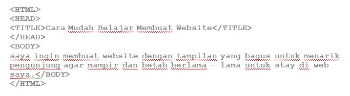 Cara Mudah Belajar Membuat Website