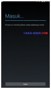 Masuk / Login Akun Google untuk Membuka Play Store