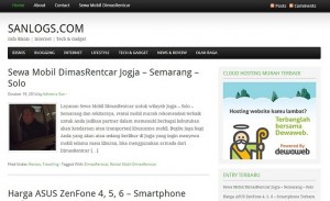 Fairway Theme Theme Gratis untuk Blog WordPress