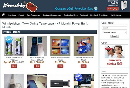 WinnieolshopCom Toko Online Terpercaya Indonesia