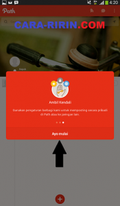 Cara Chating Group dengan Teman di Akun Path