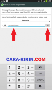 Pendaftaran WhatsApp untuk Chating Gratis