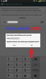 Bikin Akun WhatsApp lewat Ponsel Android versi Terbaru