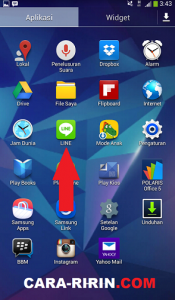 Cara Bikin Akun Line di HP Android