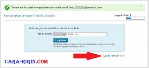 Proses Pendaftaran Situs Linkedin Baru