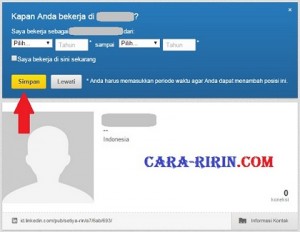 Melengkapi Keterangan Profil Linkedin Anda