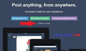Bikin Blog Gratisan di Tumblr Terbaik dan SEO Freindly
