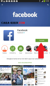 Cara Memasang Aplikasi Fb di Tablet Android