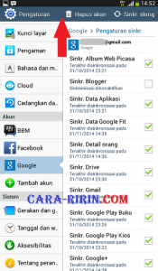 Keluar Semua Akun Google dari Smartphone Android