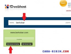 Cara Beli Hosting dan Domain di IDwebhost.com