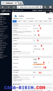Formulir Pendaftaran Website WordPress