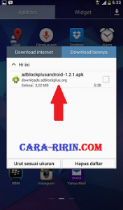 Plugin / Ekstensi Adblock untuk Hand Phone Android