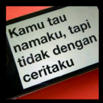 DP BBM Kamu Tahu Namaku