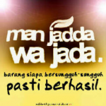 DP BBM Man Jadda Wa Jada